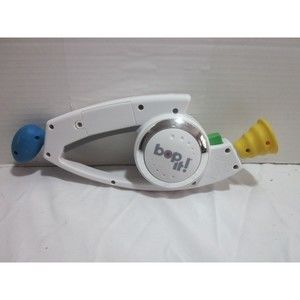 BOP IT! Talking Handheld Electronic Reflex Game White 2008 Hasbro Tested